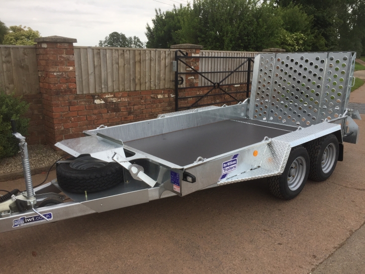 Ifor Williams GH105 plant trailer