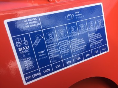 Kuhn HR6004 power harrow