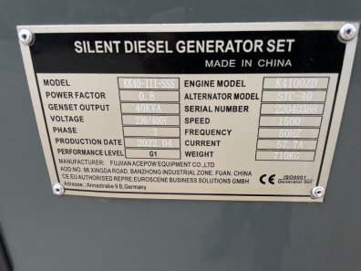 Kawakenki 40 Generator