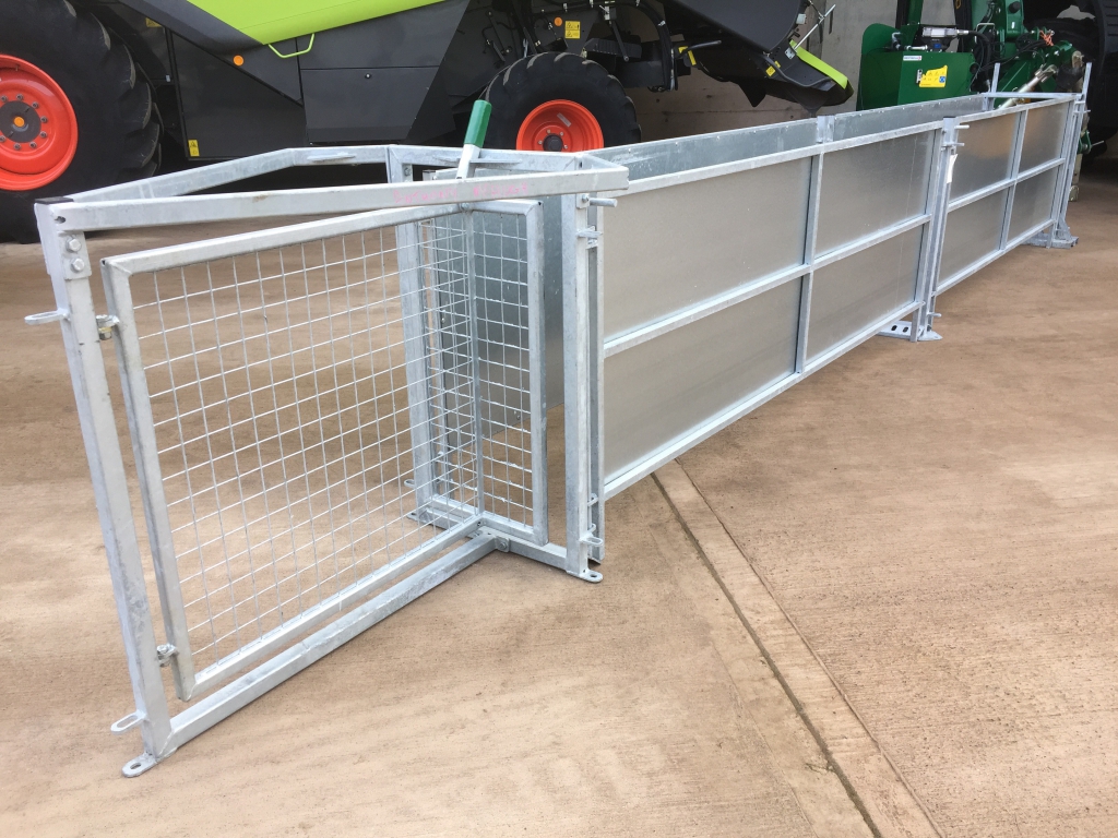 Condon Engineering sheeted sheep race hurdles