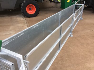 Condon Engineering sheeted sheep race hurdles