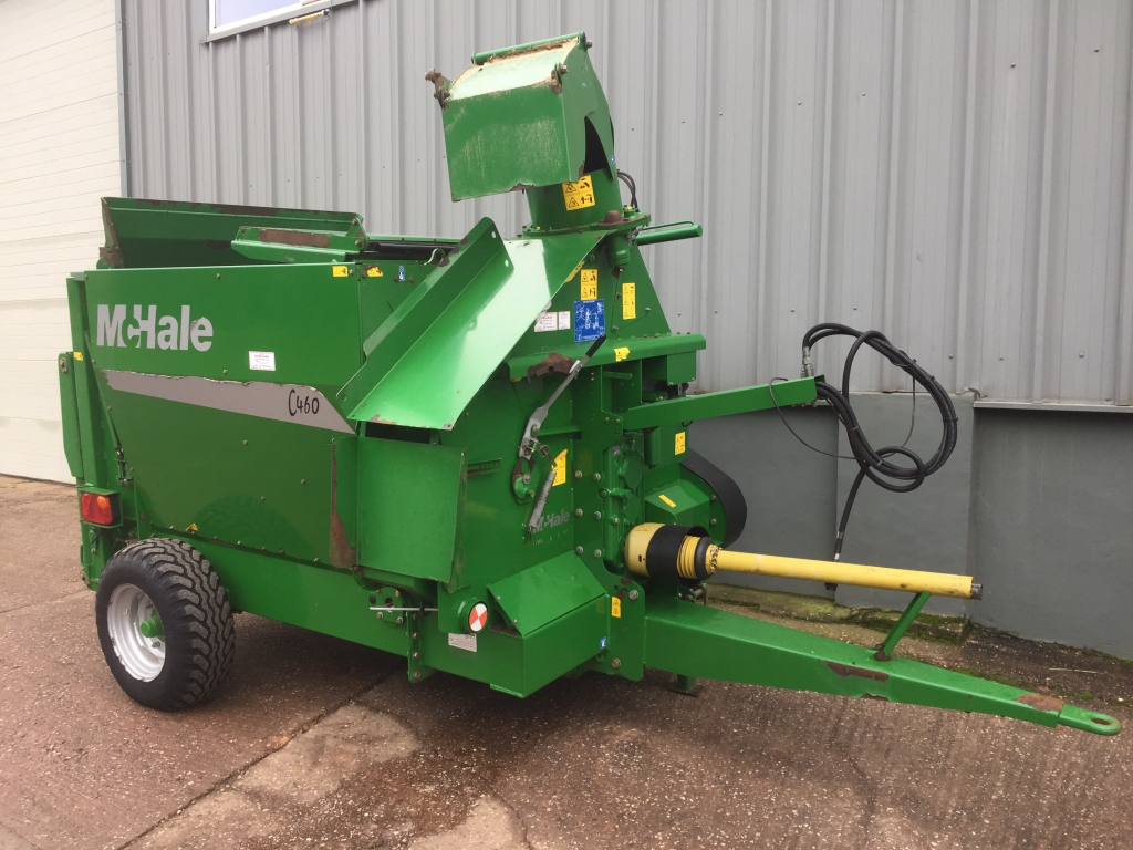 McHale C460 trailed straw chopper and silage feeder