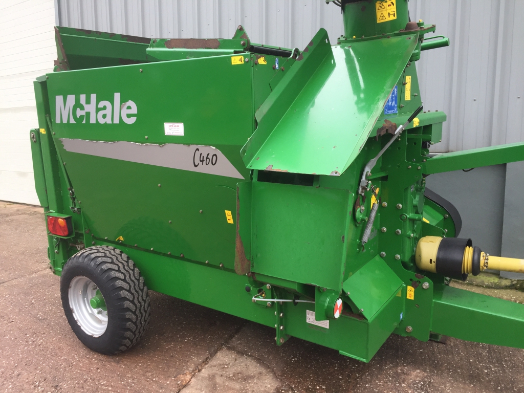 McHale C460 trailed straw chopper and silage feeder
