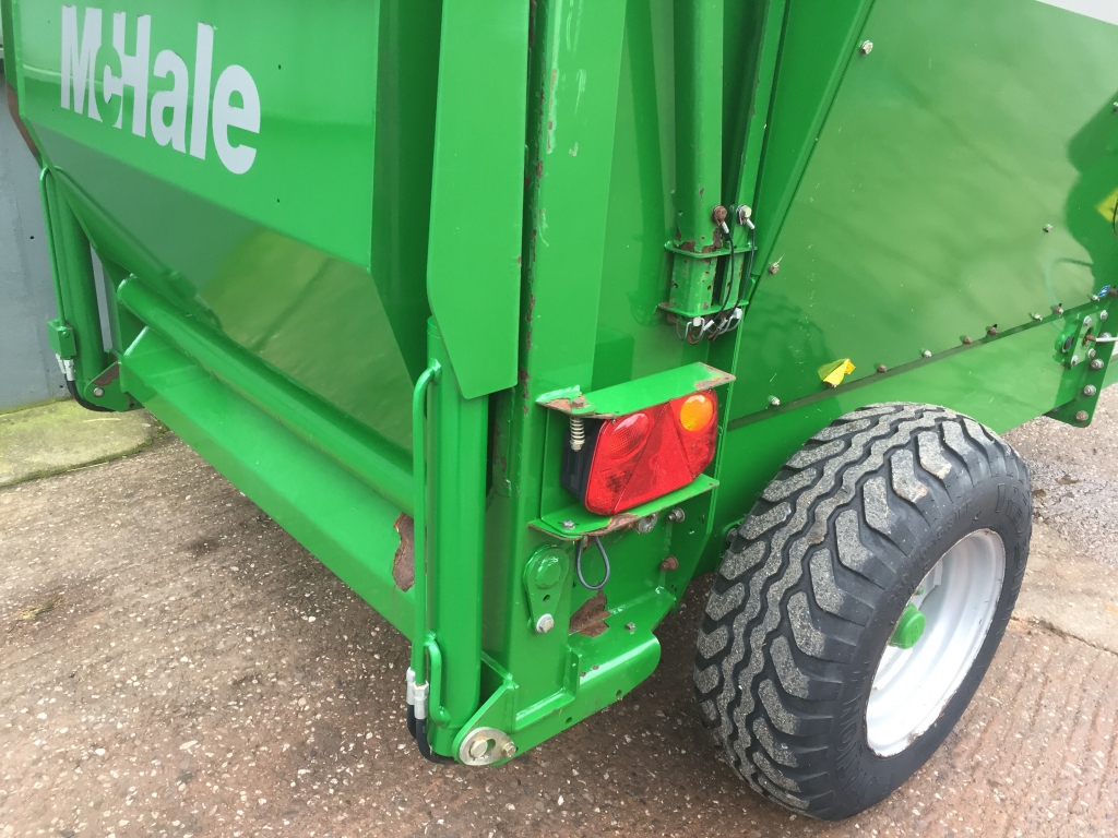 McHale C460 trailed straw chopper and silage feeder