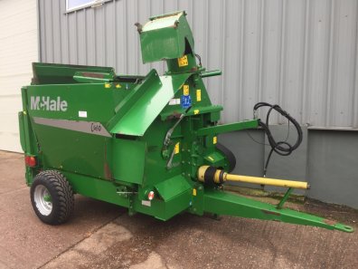 McHale C460 trailed straw chopper and silage feeder