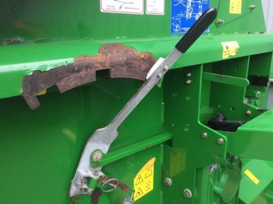 McHale C460 trailed straw chopper and silage feeder