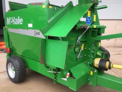 McHale C460 trailed straw chopper and silage feeder