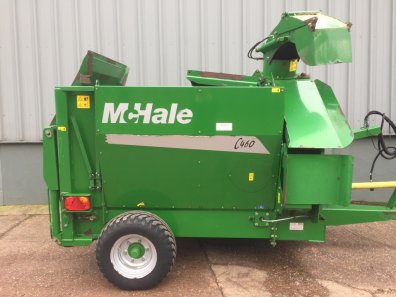 McHale C460 trailed straw chopper and silage feeder