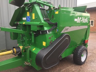 McHale C460 trailed straw chopper and silage feeder