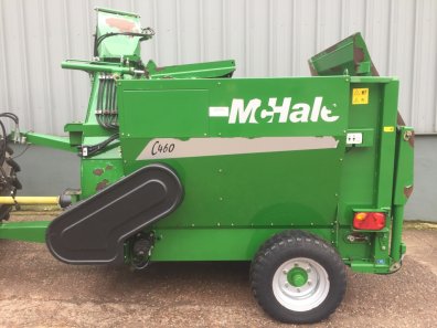 McHale C460 trailed straw chopper and silage feeder