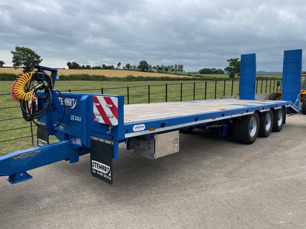 Stewart GX22 LL 22 Ton low loading trailer