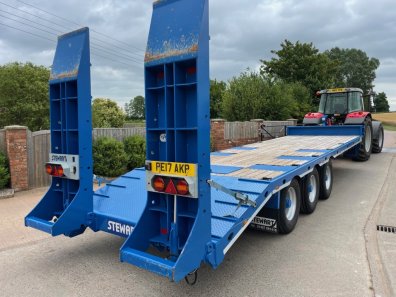 Stewart GX22 LL 22 Ton low loading trailer