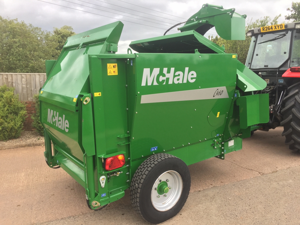 McHale C460 trailed straw chopper and silage feeder