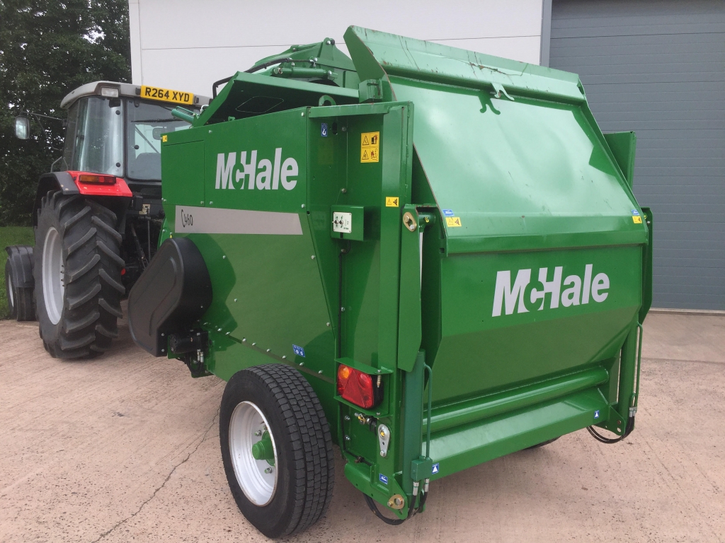McHale C460 trailed straw chopper and silage feeder