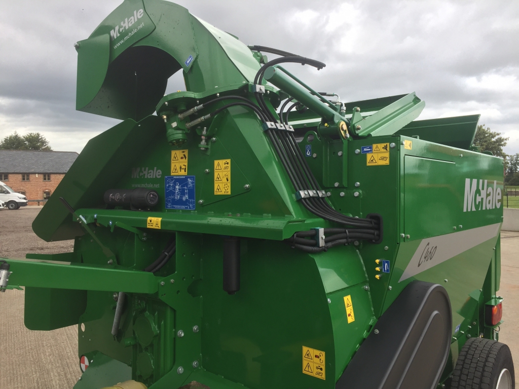 McHale C460 trailed straw chopper and silage feeder