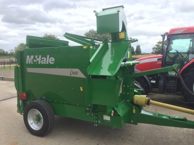 McHale C460 trailed straw chopper and silage feeder