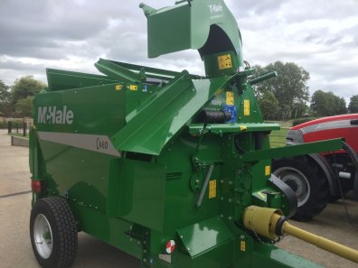 McHale C460 trailed straw chopper and silage feeder