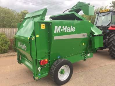 McHale C460 trailed straw chopper and silage feeder