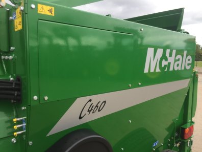 McHale C460 trailed straw chopper and silage feeder