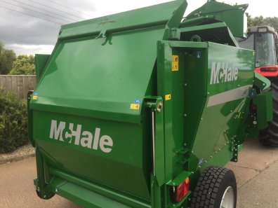 McHale C460 trailed straw chopper and silage feeder
