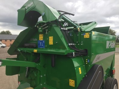 McHale C460 trailed straw chopper and silage feeder