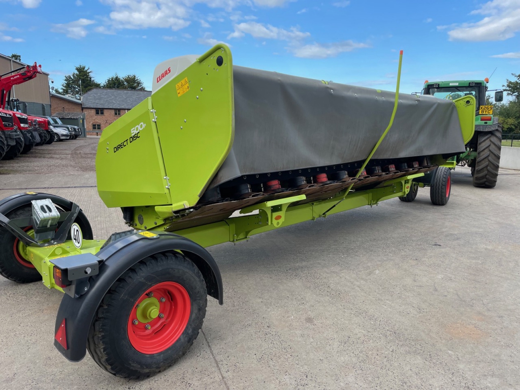 Claas 500P whole crop header