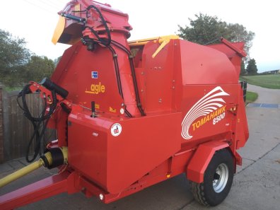 Teagle Tomahawk 8500 trailed straw chopper