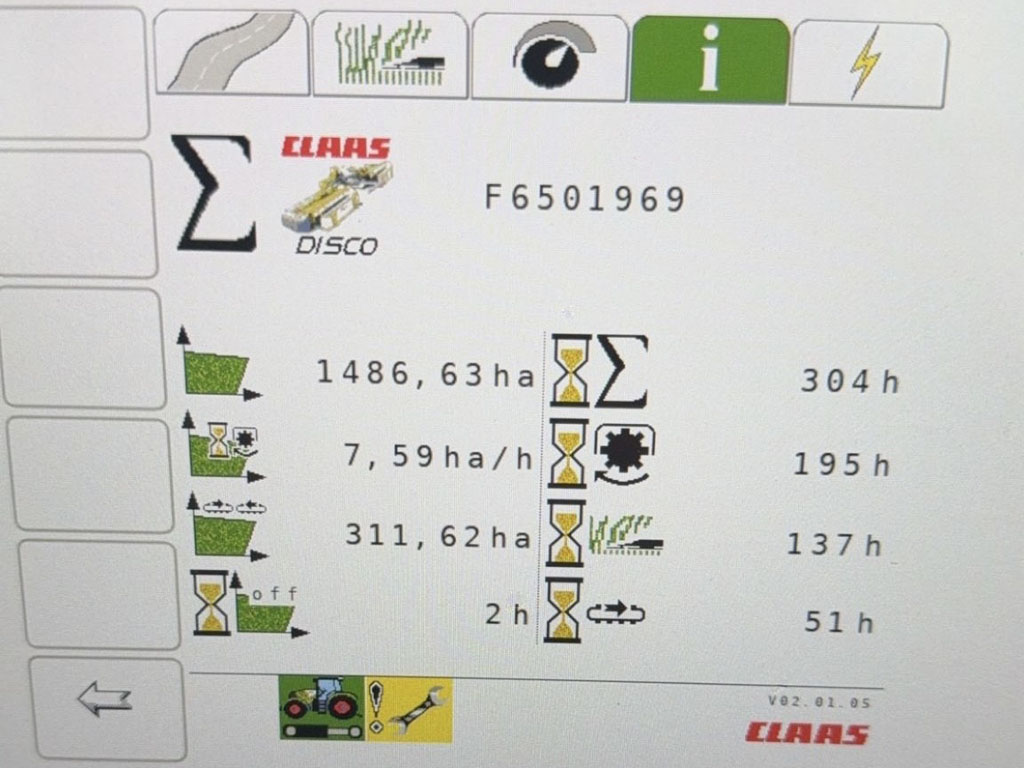 Claas Disco 9200C Autoswather mower conditioner