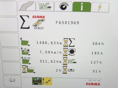 Claas Disco 9200C Autoswather mower conditioner