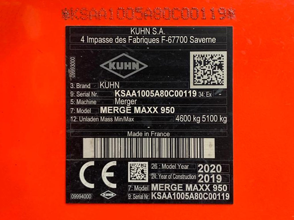 Kuhn Merge Maxx 950