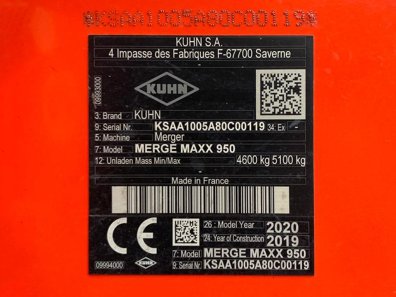 Kuhn Merge Maxx 950