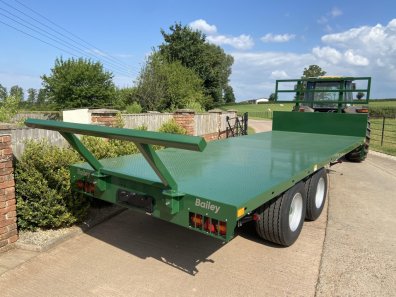 Bailey 10 ton flat trailer