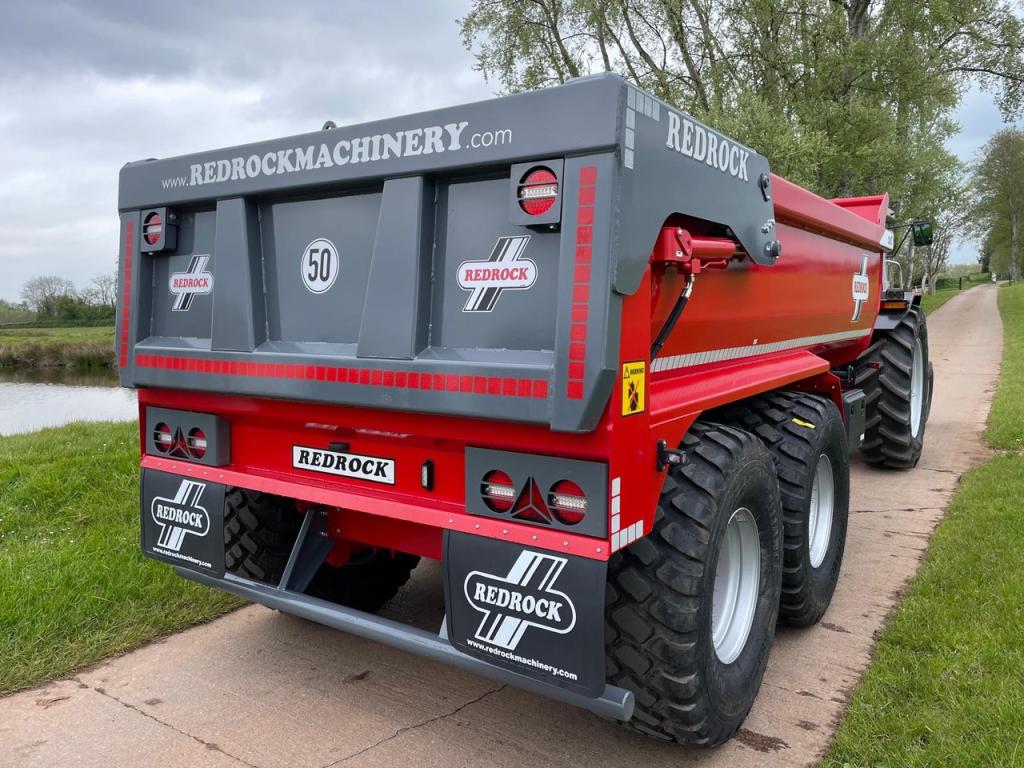 Redrock 20 Ton half pipe dump trailer