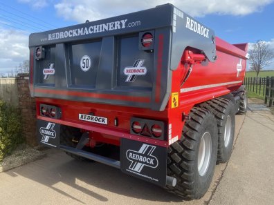 Redrock 20 ton half pipe dump trailer