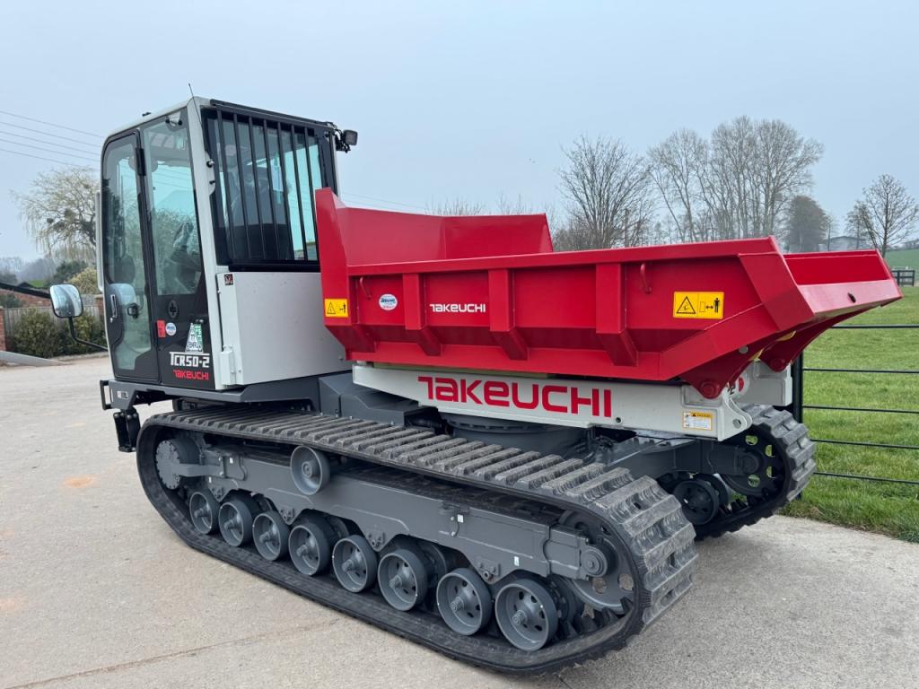 Takeuchi TCR50-2 6.5 Ton tracked dumper