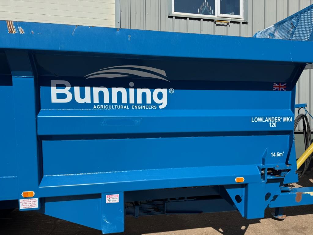 Bunning Lowlander MK4 120 manure spreader