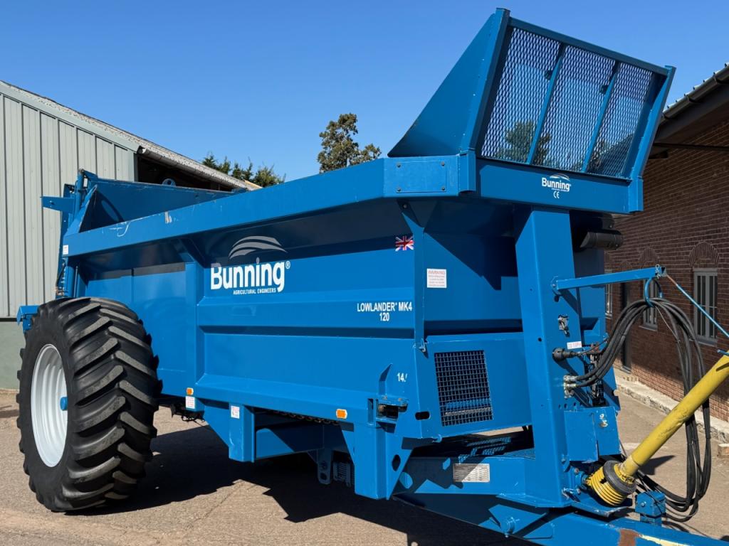 Bunning Lowlander MK4 120 manure spreader