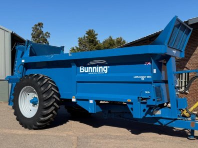 Bunning Lowlander MK4 120 manure spreader