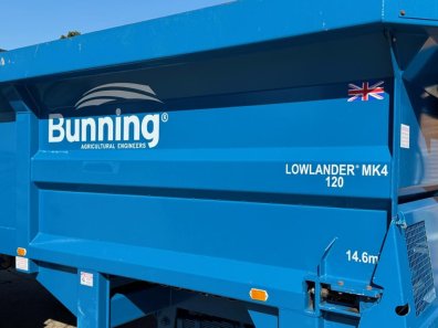 Bunning Lowlander MK4 120 manure spreader