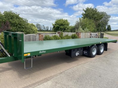 Bailey 12 ton flat trailer