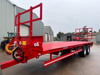 Redrock 16 ton flat trailer