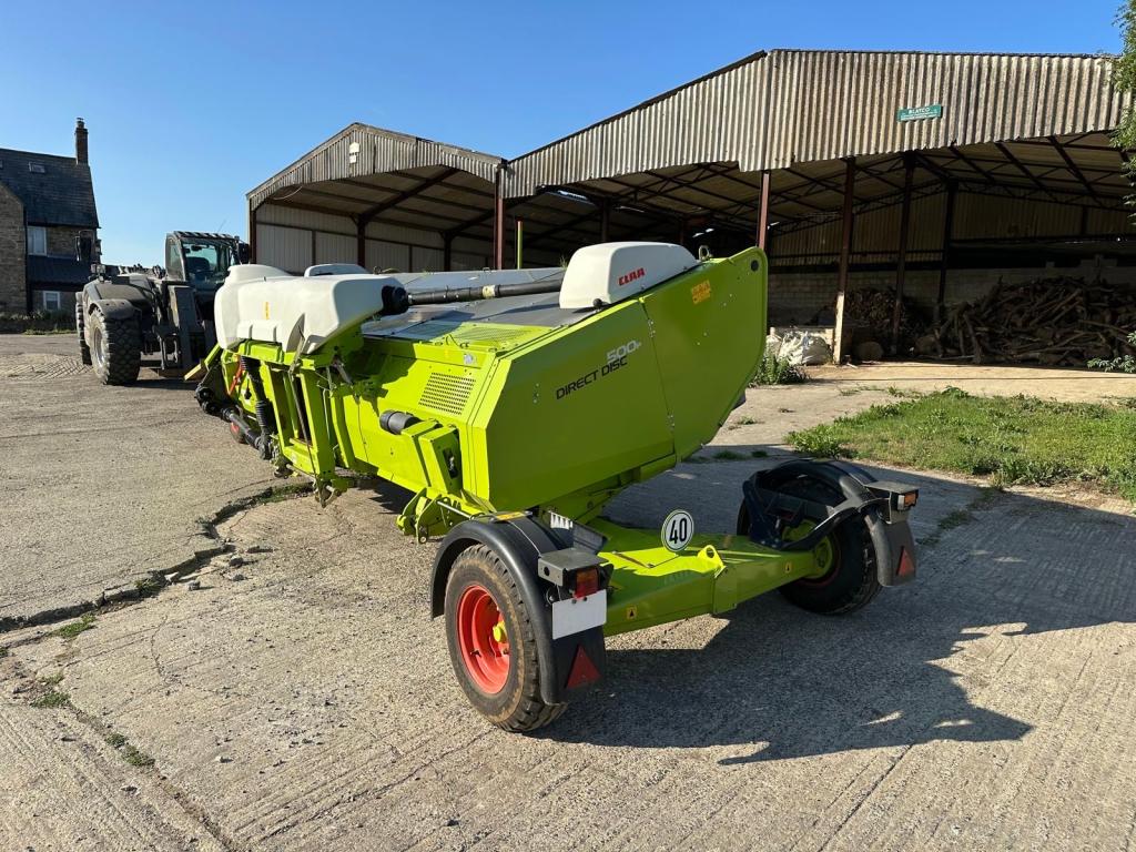 Claas 500P whole crop header