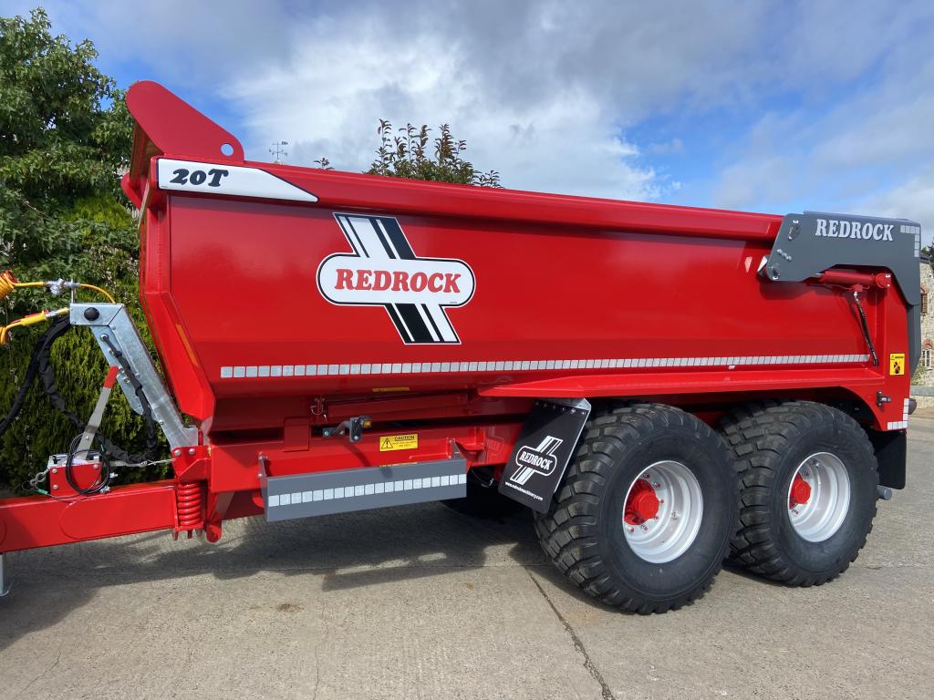 Redrock 20 ton half pipe dump trailer
