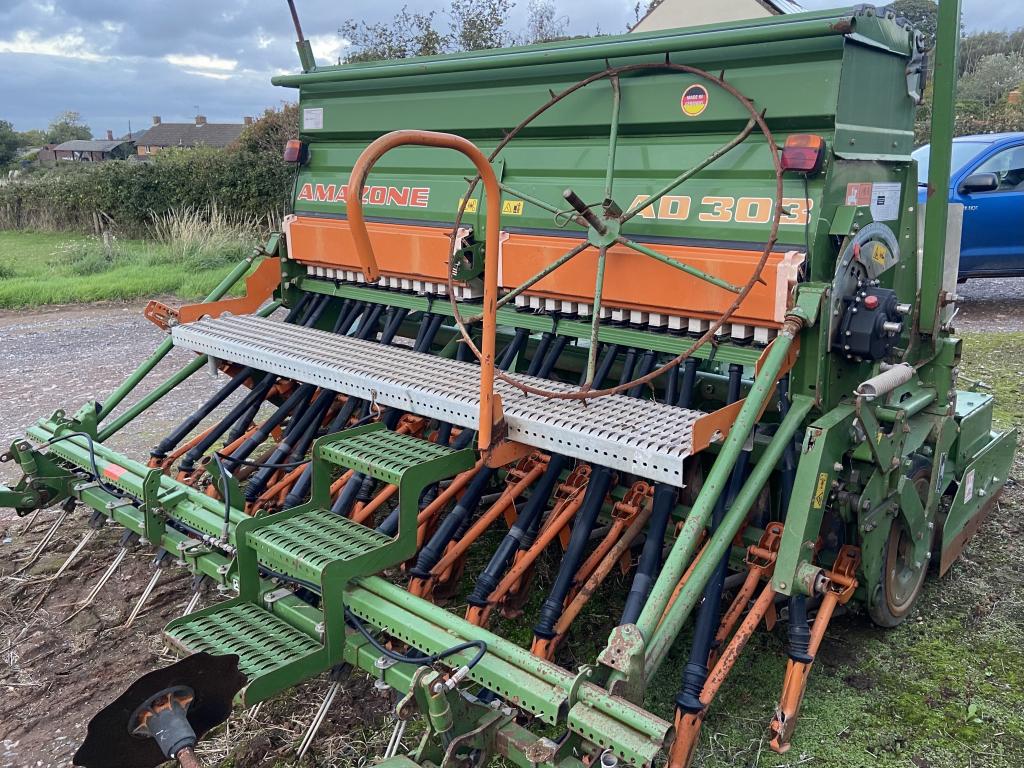 Amazone AD303 + KW302 power harrow combination drill