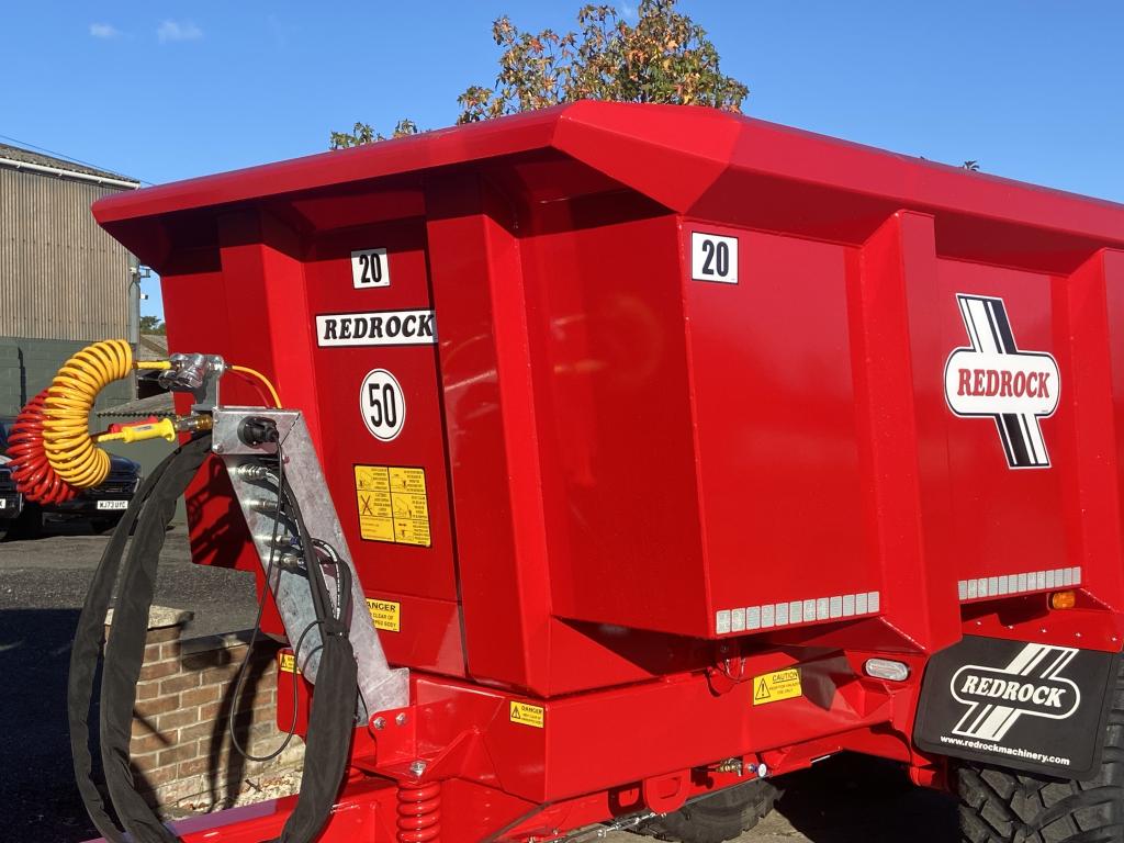 Redrock 20 ton high tip dump trailer