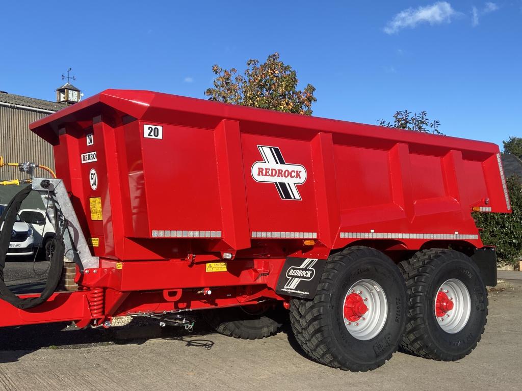 Redrock 20 ton high tip dump trailer