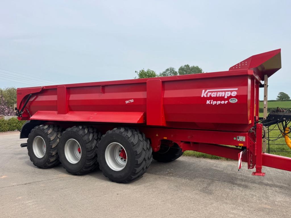 Krampe SK750 Kipper dump trailer