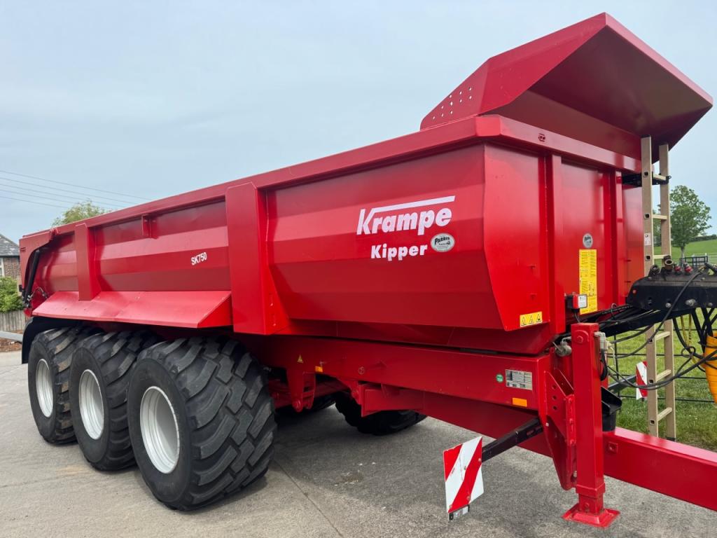 Krampe SK750 Kipper dump trailer