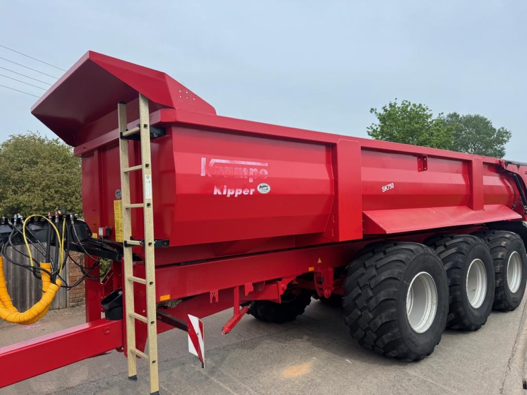 Krampe SK750 Kipper dump trailer