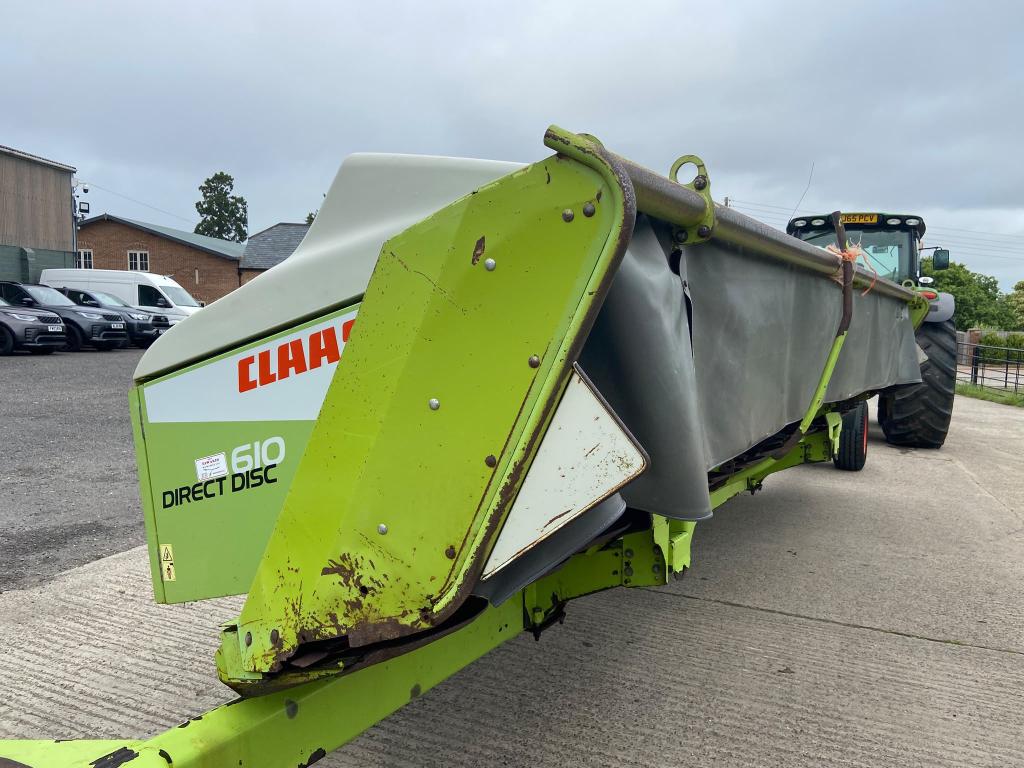 Claas 610 direct disc whole crop header